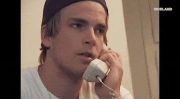 on the phone GIF by Epicly Later'd'd