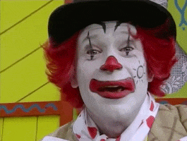 pipo de clown GIF by Videoland