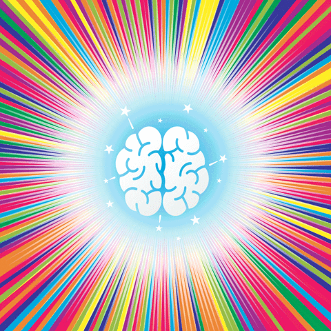 rainbow brain GIF