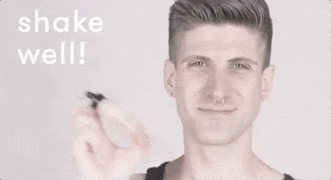 happy cute excited makeup happy dance GIF