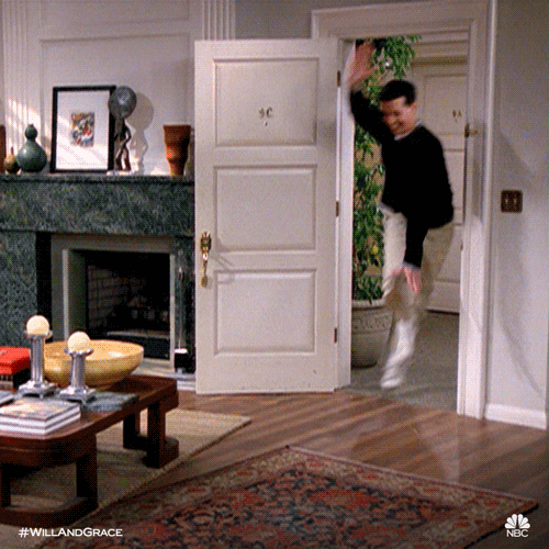 happy sean hayes GIF by Will & Grace