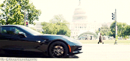 moviesandcelebs #scarlettjohansson #avengers #captainameica #corvette #car #gif GIF