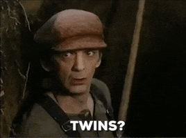 double double toil and trouble twins GIF