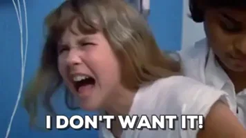linda blair do not want GIF