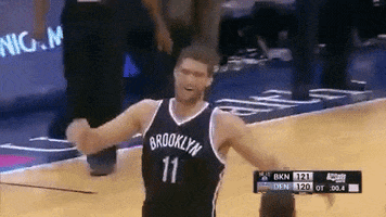 Brooklyn Nets Hug GIF by NBA