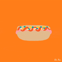 hot dog dachshund GIF by ali mac