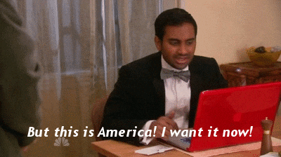 i want it now parks and recreation GIF