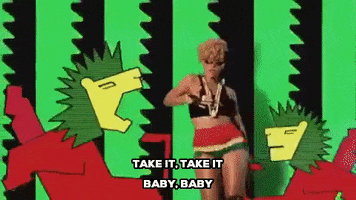 take it baby GIF by Rihanna