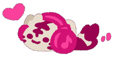 Heart Vibing Sticker