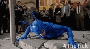 falling GIF by The Tick