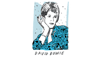 david bowie GIF by Rose Stallard