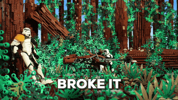 Fail Star Wars GIF by LEGO