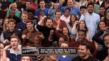 jerry jerry jerry applause GIF by The Jerry Springer Show