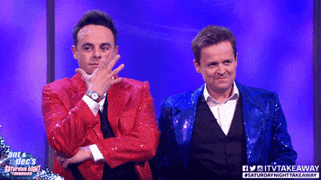 Ant And Dec Itv GIF by Saturday Night Takeaway