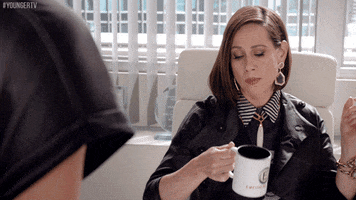 miriam shor coffee GIF by YoungerTV