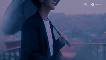 k-pop paper umbrella GIF