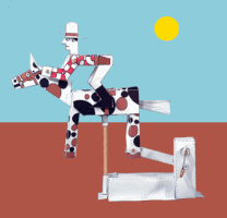 lauramaquinasdemirar markey cowboy automata GIF