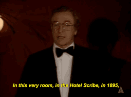 Michael Caine Oscars GIF by The Academy Awards