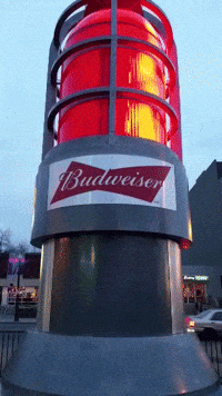 red lights beer GIF by Budweiser Canada red lights beer GIF by Budweiser Canada