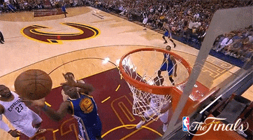 golden state warriors dunk GIF by NBA