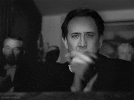 Nicolas Cage Applause GIF