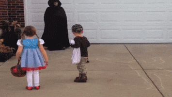 trick or treat costumes GIF by America's Funniest Home Videos