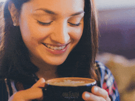 onefaithmanyfaces coffee joy strength GIF
