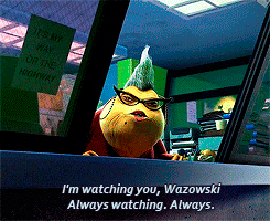 ruchidangwal monsters inc roz always watching GIF