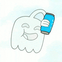 groonk drink regular show high five ghost GIF