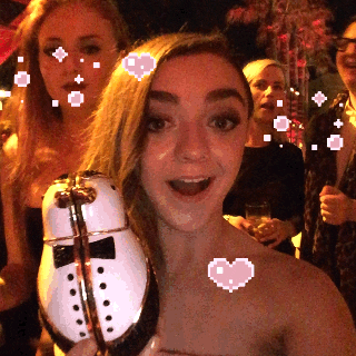 maisie williams emmys 2015 GIF by HBO