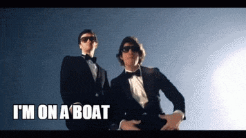 gifandjelly lonely island on a boat i'm on a boat GIF