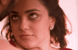 jknarchifx pinching cheeks nithya menon ok kanmani GIF