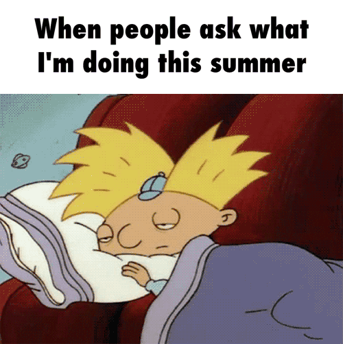 gifting summer sleep bored naps GIF