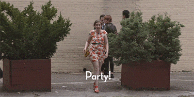 Lena Dunham Party GIF by Girls on HBO