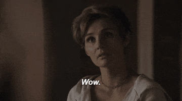 clare bowen wow GIF by Nashville on CMT