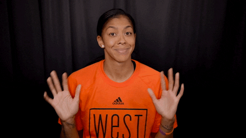 Candace Parker Smile GIF by WNBA - Find & Share on GIPHY
