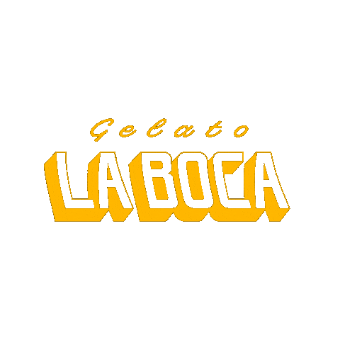 Gelato La Boca Sticker