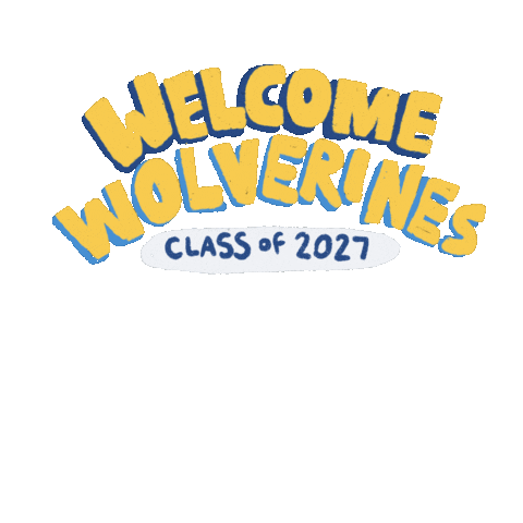 I Got In Wolverines Sticker by University of Michigan