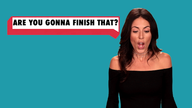 Hungry Joslyn Davis GIF by Clevver - Find & Share on GIPHY