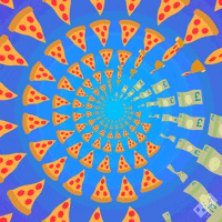 make it rain spinning GIF by Domino’s UK and ROI