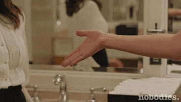 tv land handshake GIF by nobodies.