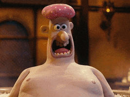 Scared Shock GIF by Aardman Animations