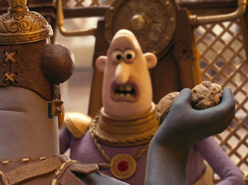 Scared Nuts GIF by Aardman Animations