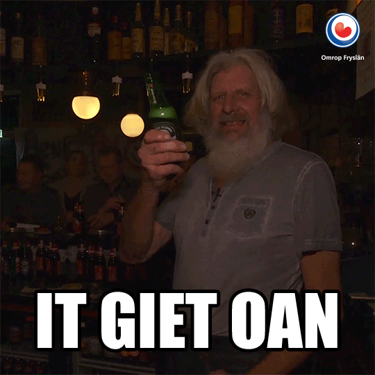 bier moai GIF by Omrop Fryslân