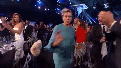 Hurrying Frances Mcdormand GIF by SAG Awards - Find & Share on GIPHY