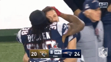 New England Patriots Hug GIF by NFL