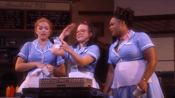 broadway theater GIF by Waitress The Musical