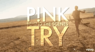 pink pink behind the scenes try p!nk GIF