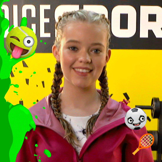 happy jade pettyjohn GIF by Kids Choice Sports 2017