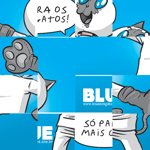 blueeosgatos game blue cats puzzle GIF